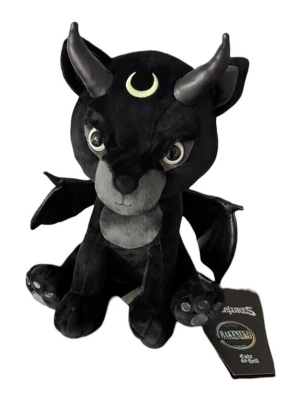 Killstar Kreeptures Bakeneko Plush 12" Bat Cat Glow In Dark Limited Numbered NEW
